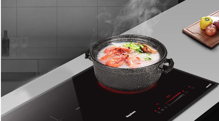 Sử dụng chế độ nấu cháo của bếp hồng ngoại