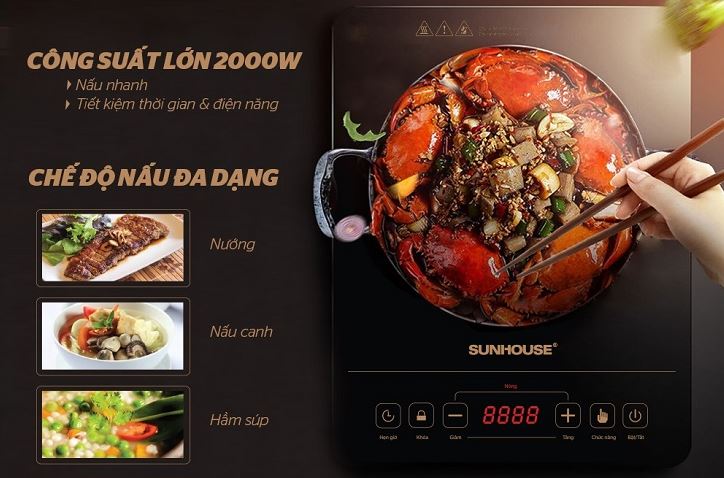 Tiêu chí khi chọn mua bếp hồng ngoại | Địa Điểm Mua Uy tín 11 6 Chọn bếp hồng ngoại theo các chế độ nấu