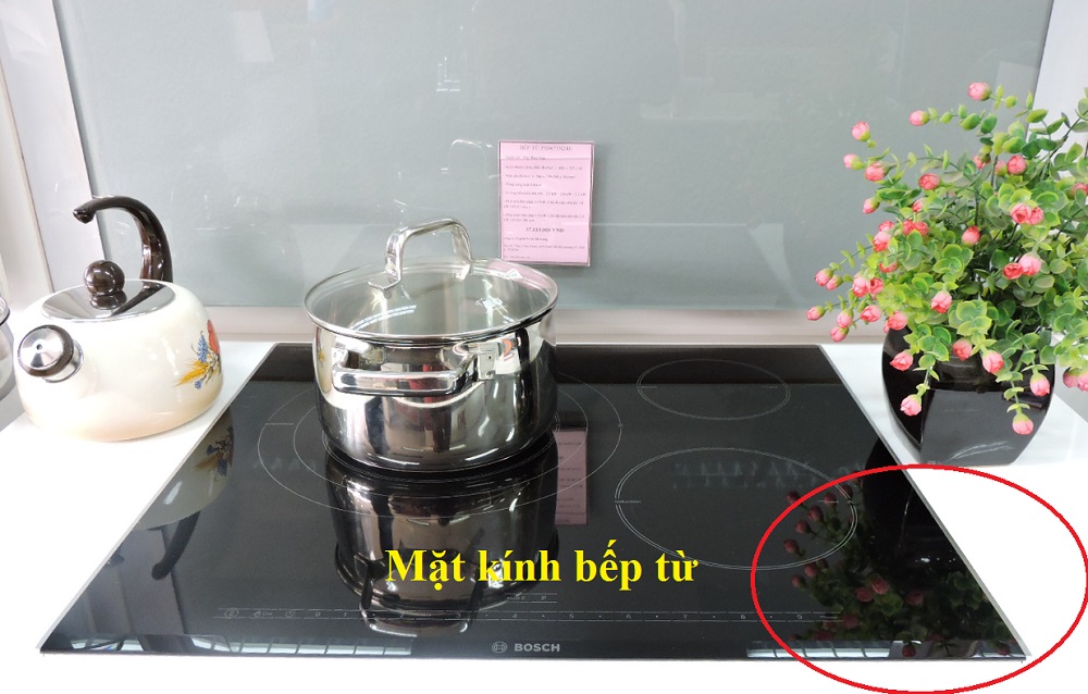 Tiêu chí chọn mua bếp từ số 2 : Loại mặt kính